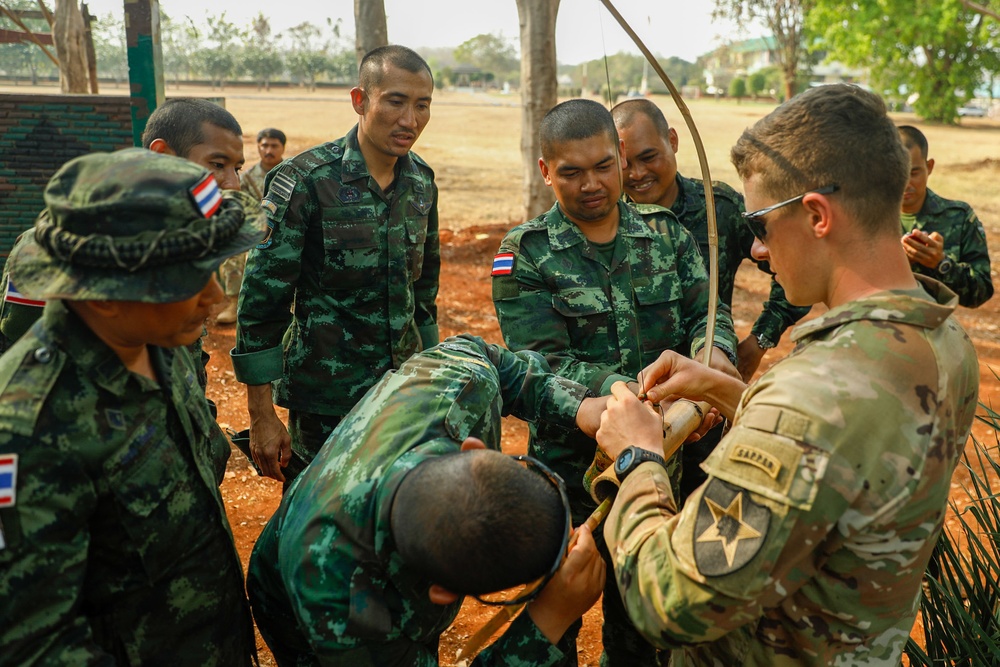 Jungle training for Cobra Gold at Sa Keo, Thailand
