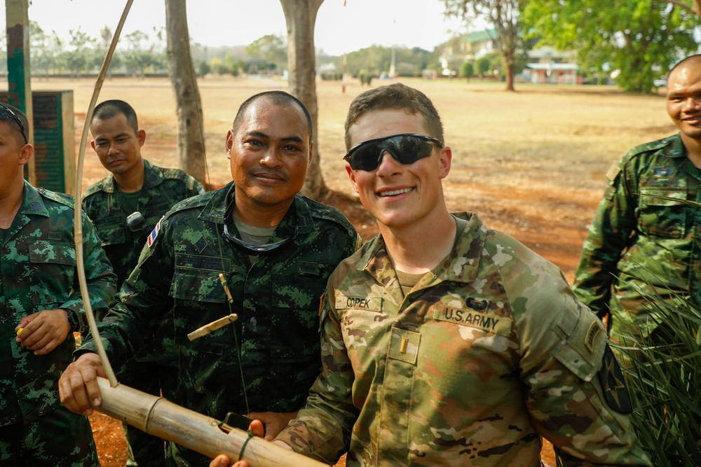 Jungle training for Cobra Gold at Sa Keo, Thailand