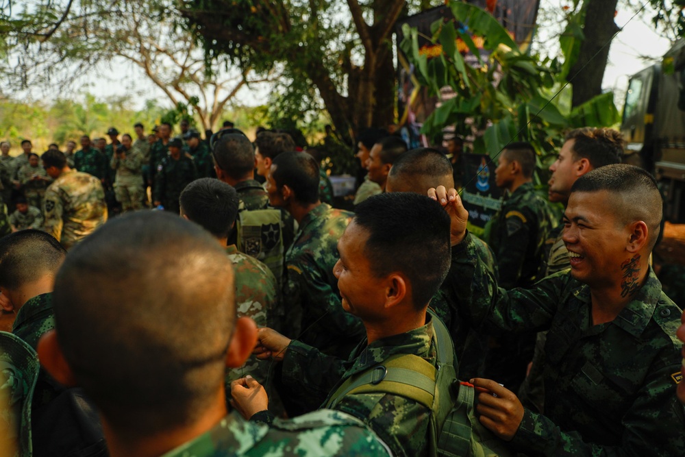 Jungle training for Cobra Gold at Sa Keo, Thailand