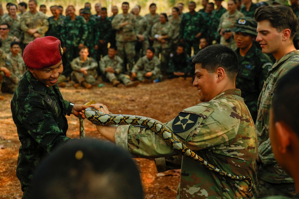 Jungle training for Cobra Gold at Sa Keo, Thailand