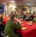 USS Gunston Hall hosts dinner for leaders of the Finnish and Swedish Navy and Marine Corps