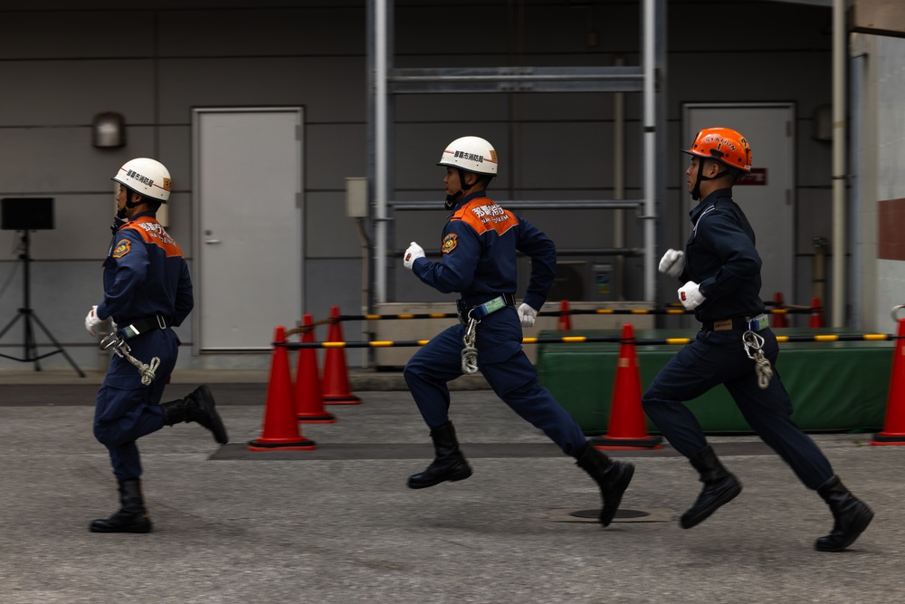 Sogen Taira becomes first MCIPAC F&amp;ES firefighter to complete training hosted by Naha City Fire Department