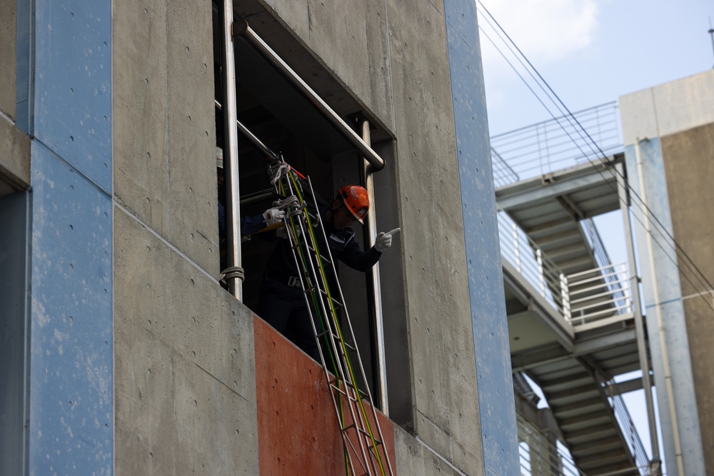 Sogen Taira becomes first MCIPAC F&amp;ES firefighter to complete training hosted by Naha City Fire Department