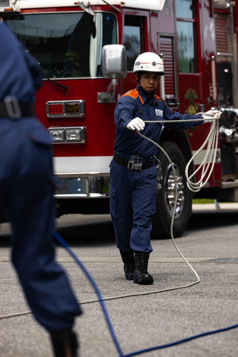 Sogen Taira becomes first MCIPAC F&amp;ES firefighter to complete training hosted by Naha City Fire Department