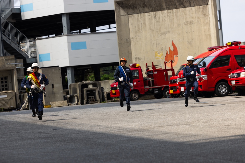 Sogen Taira becomes first MCIPAC F&amp;ES firefighter to complete training hosted by Naha City Fire Department