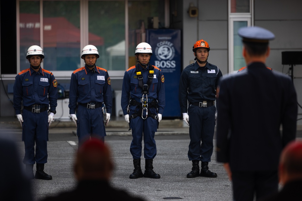 Sogen Taira becomes first MCIPAC F&amp;ES firefighter to complete training hosted by Naha City Fire Department