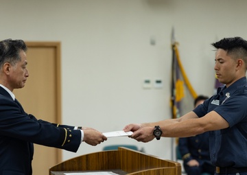 Sogen Taira becomes first MCIPAC F&amp;ES firefighter to complete training hosted by Naha City Fire Department