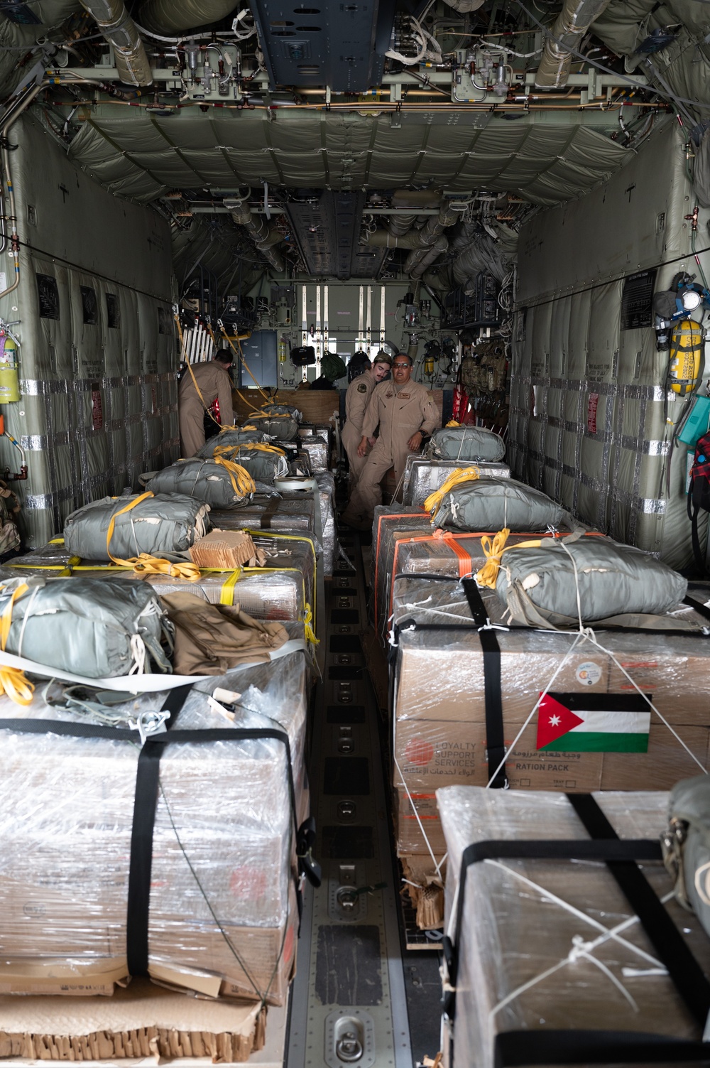 U.S. HC-130J delivers humanitarian aid to Gaza