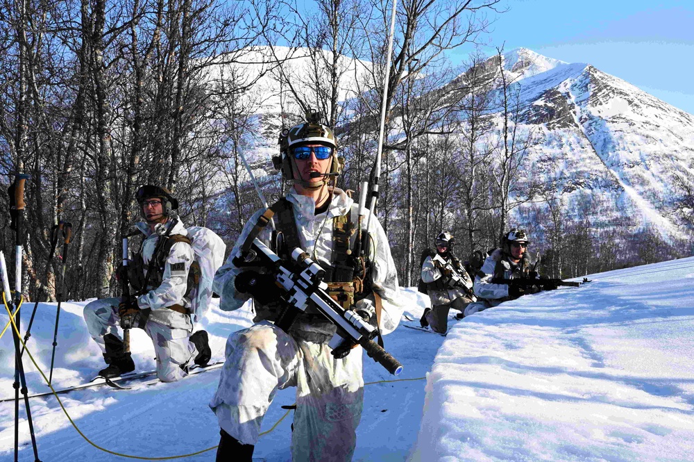 Snow navigation during Nordic Response 24