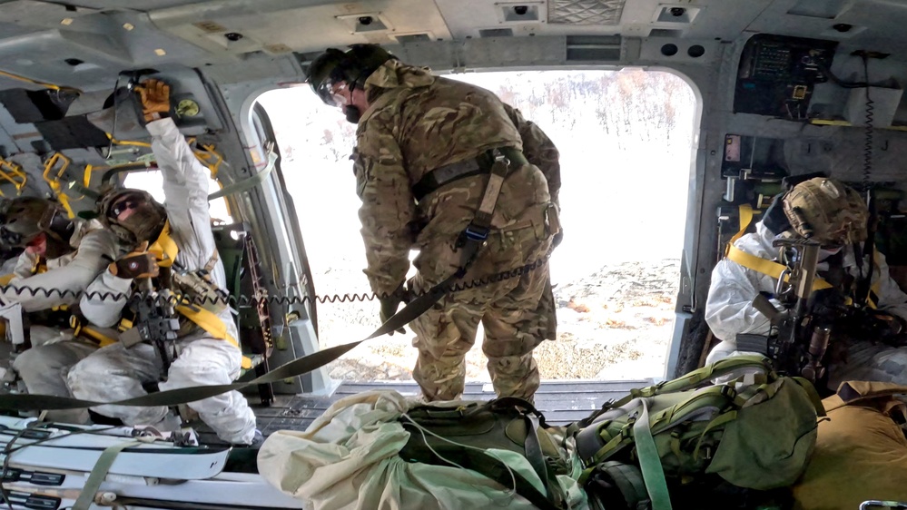 The 57th Rescue Squadron flies with NATO Allies on rescue missions as part of Nordic Response 24