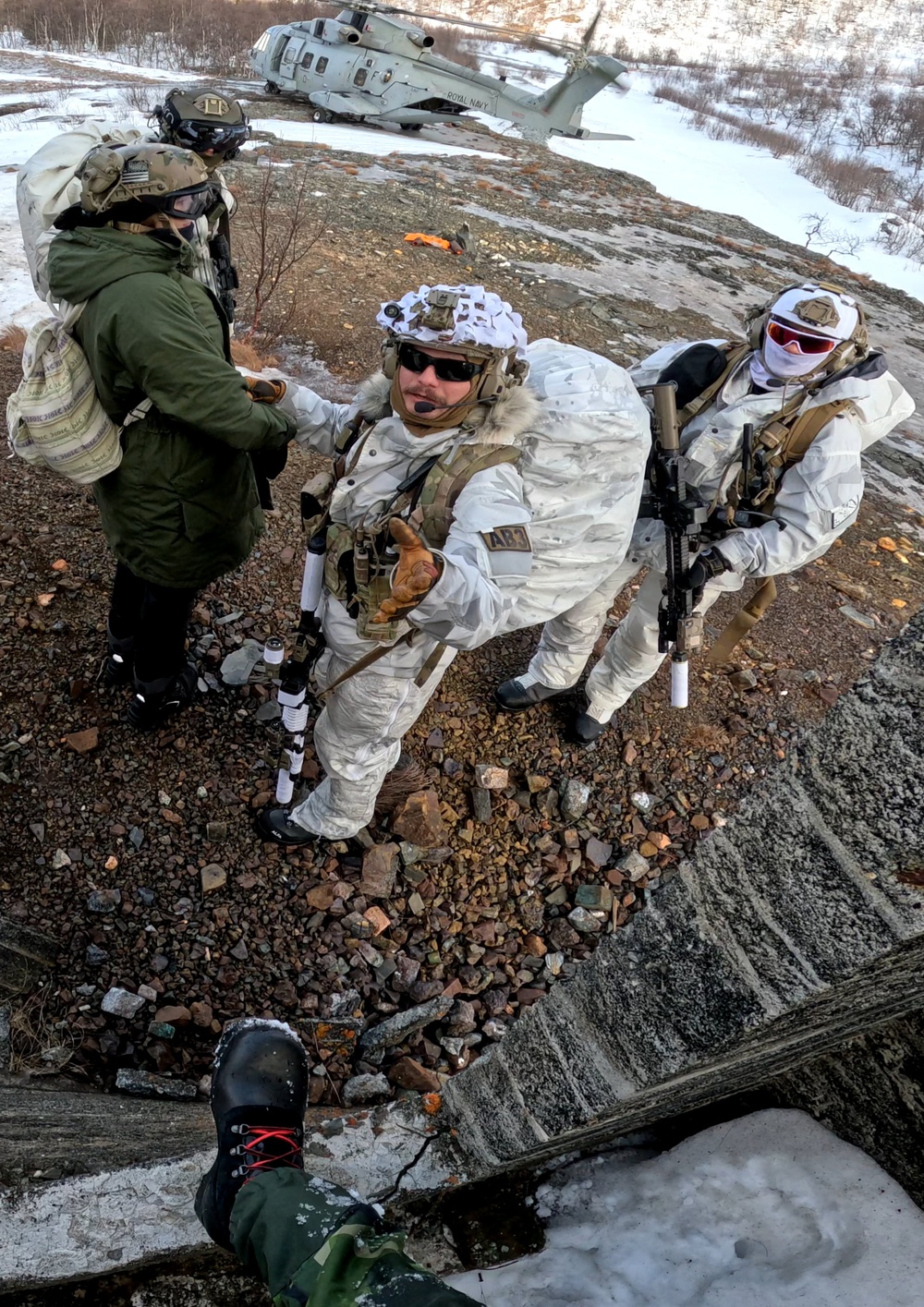 The 57th Rescue Squadron flies with NATO Allies on rescue missions as part of Nordic Response 24