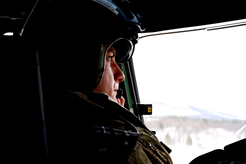 The 57th Rescue Squadron flies with NATO Allies on rescue missions as part of Nordic Response 24