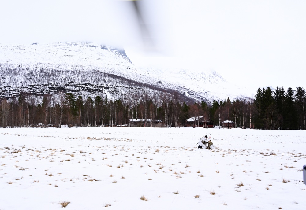 The 57th Rescue Squadron flies with NATO Allies on rescue missions as part of Nordic Response 24