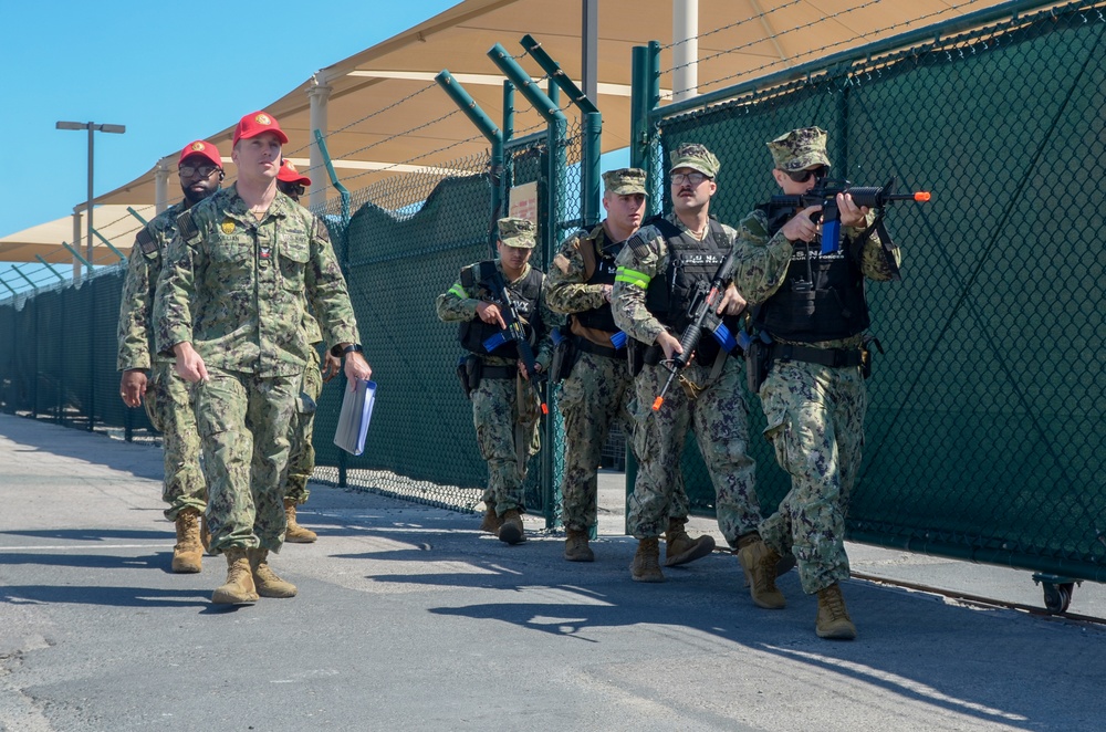 NSA Bahrain conducts security drills