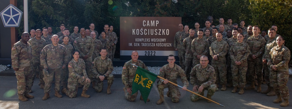 773rd MPs conduct RIP/TOA with 317th MPs at Camp K