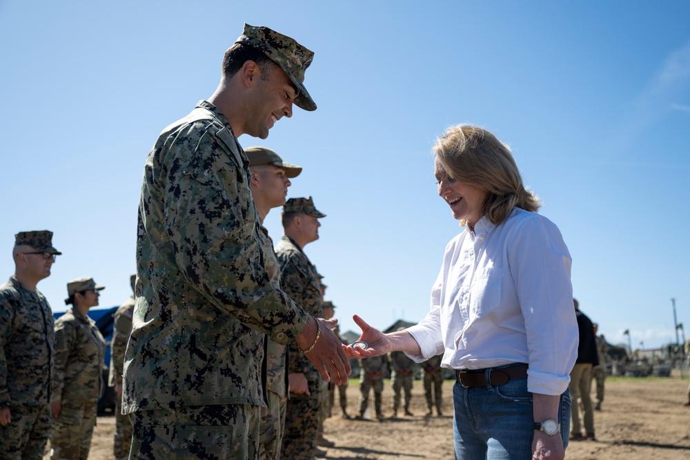 DSD Visits Camp Pendleton, Calif.