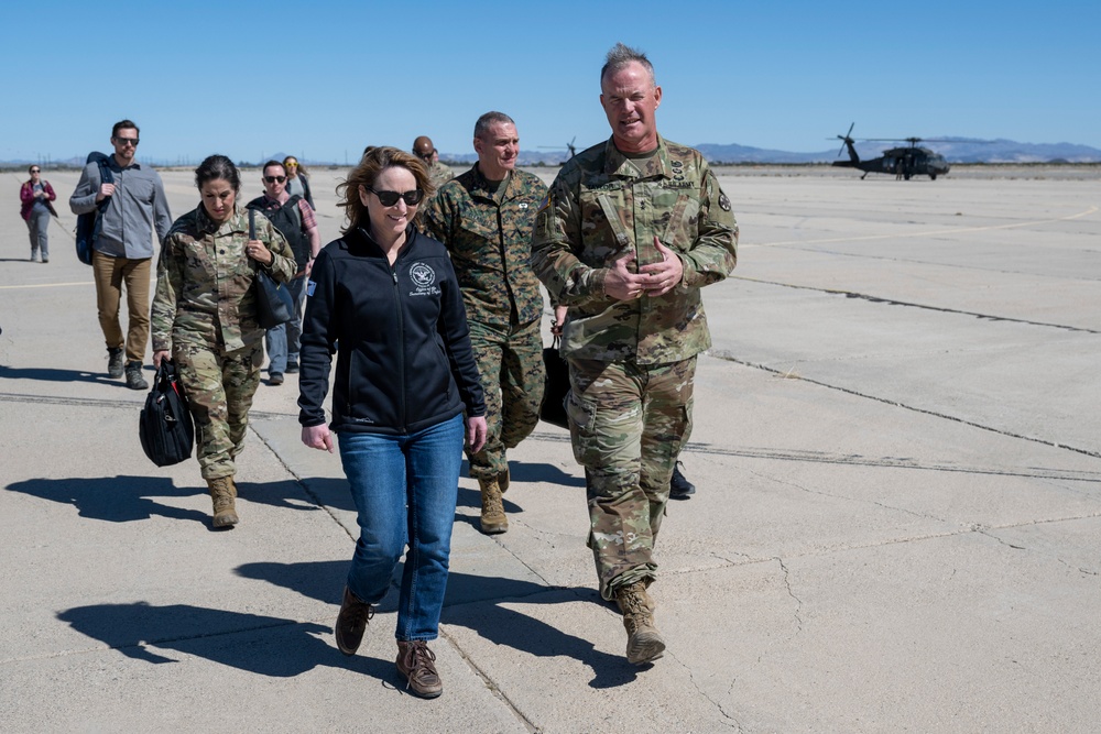 DSD Visits Fort Irwin, Calif.