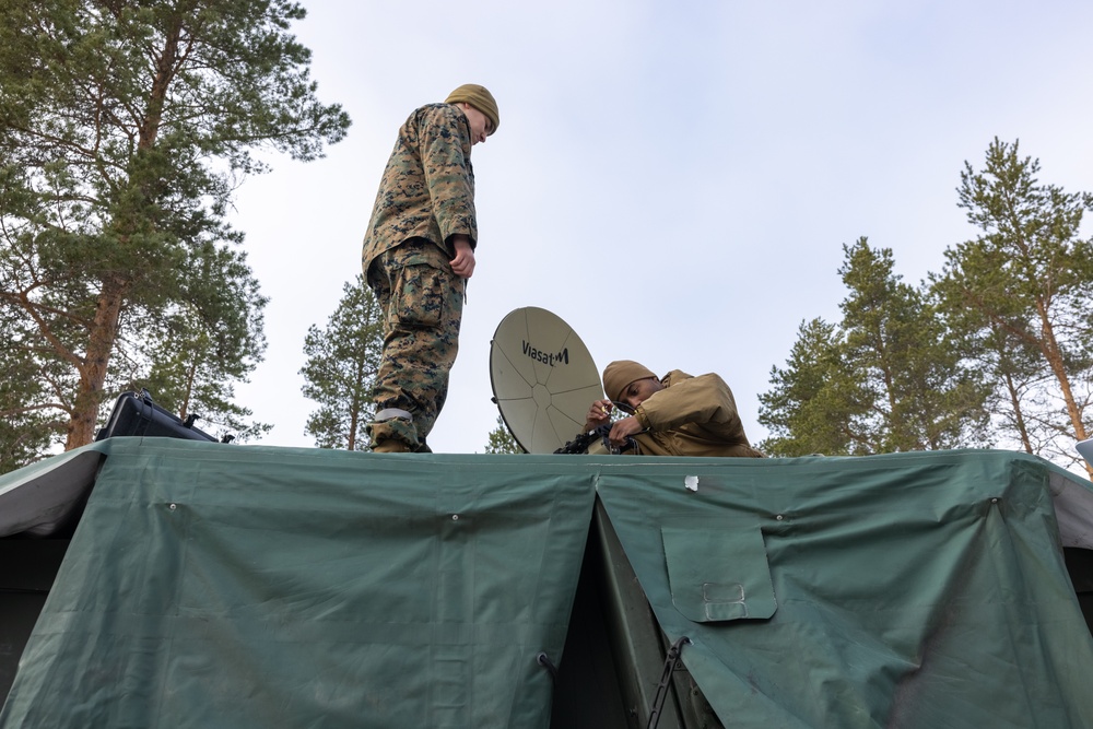 U.S. Marines with 2nd Marine Aircraft Wing arrive in Finland to conduct distributed aviation operations during Exercise Nordic Response 24