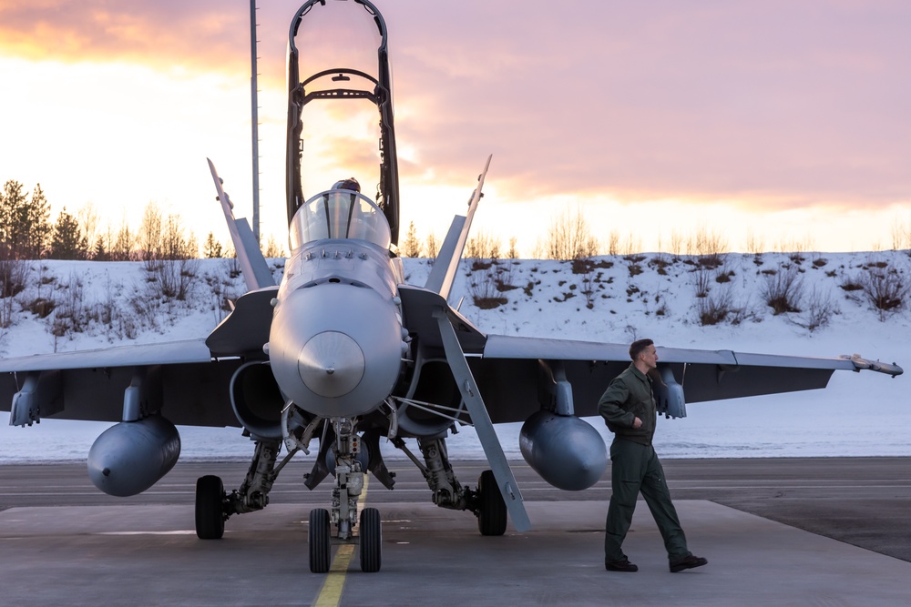 U.S. Marines with 2nd Marine Aircraft Wing arrive in Finland to conduct distributed aviation operations during Exercise Nordic Response 24
