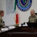 Col. Daniel Cederman meets with Brig. Gen. Brian Cashman