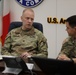 Col. Daniel Cederman meets with Brig. Gen. Brian Cashman