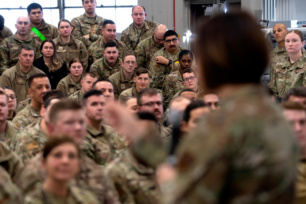 CMSAF Bass visits Hill AFB