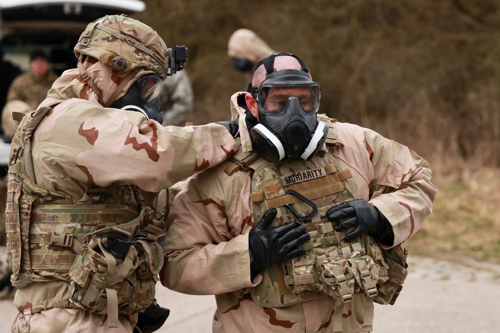 5-4 Air Defense Artillery Regiment Hosts CBRN Competition