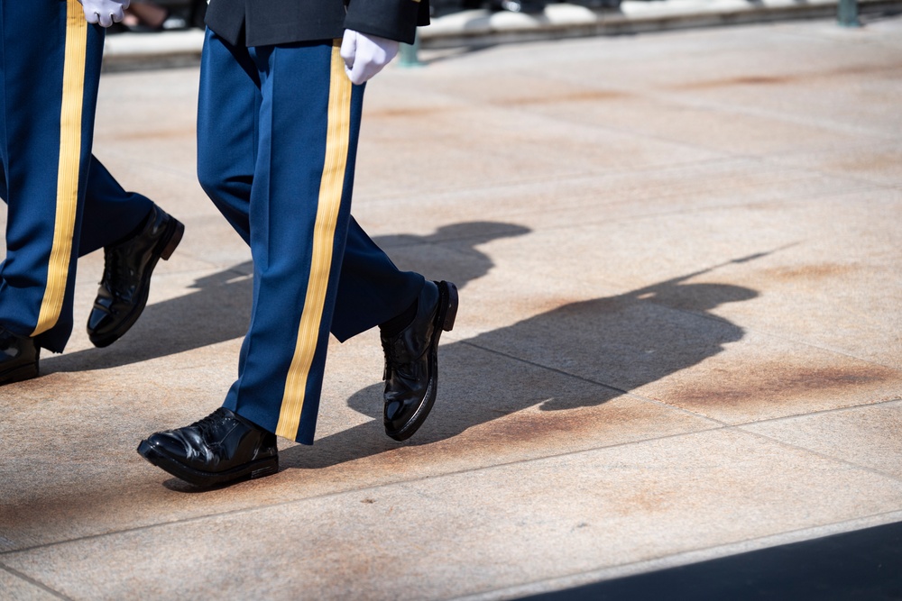 Students From the United States Senate Youth Program Visit Arlington National Cemetery