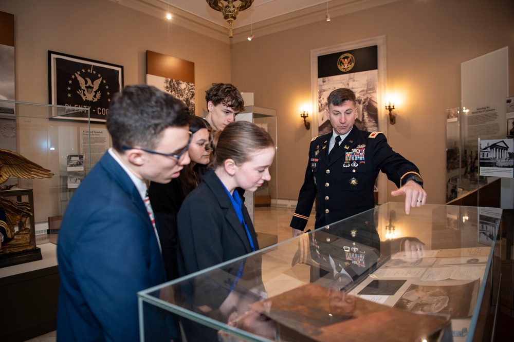 Students From the United States Senate Youth Program Visit Arlington National Cemetery