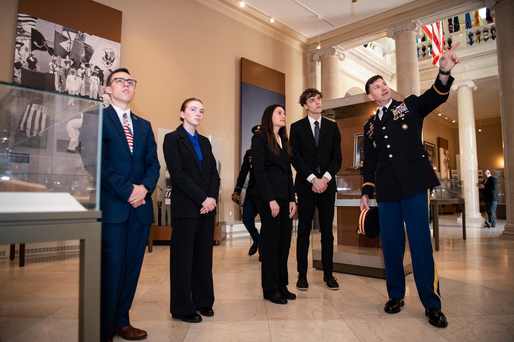 Students From the United States Senate Youth Program Visit Arlington National Cemetery