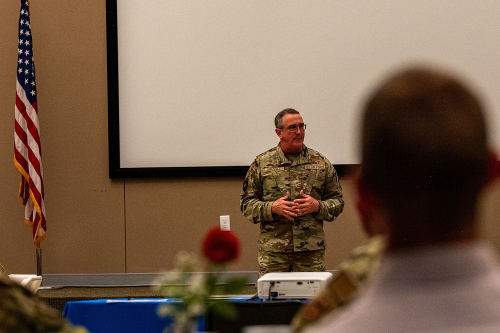 Chief Master Sergeant Clint Grizzell visits SERE