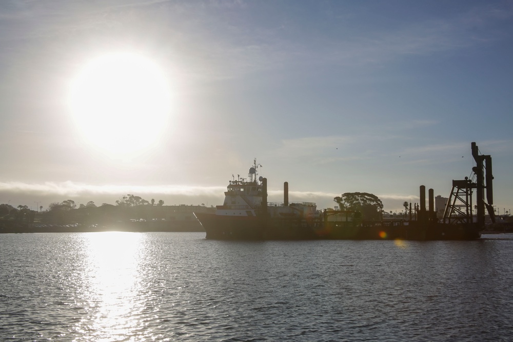 Marine Corps Warfighting Laboratory's Stern Landing Vessel at Project Convergence Capstone 4