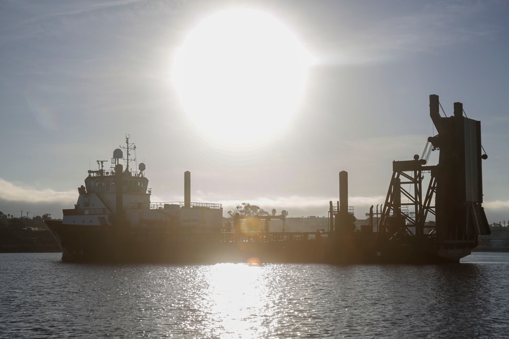 Marine Corps Warfighting Laboratory's Stern Landing Vessel at Project Convergence Capstone 4