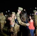 Fort Bliss families greet returning Soldiers in the &quot;wee hours of the morning&quot;