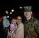 Fort Bliss families greet returning Soldiers in the &quot;wee hours of the morning&quot;