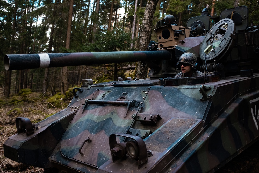 U.S. Army Soldiers of the 1st Battalion, 4th Infantry Regiment Recover a Downed Tank