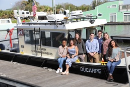 USACE New Orleans District christens new survey vessel named in honor of former Corps employee