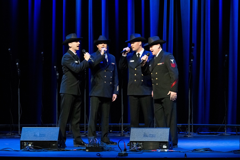Navy Band Sea Chanters perform at Belmont University