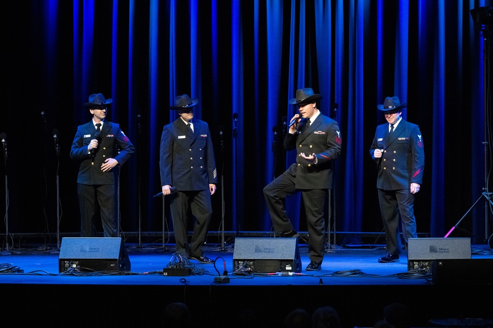 Navy Band Sea Chanters perform at Belmont University