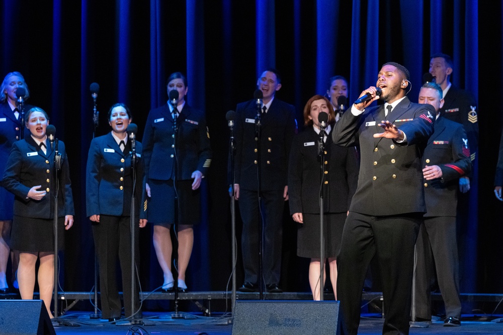 Navy Band Sea Chanters perform at Belmont University