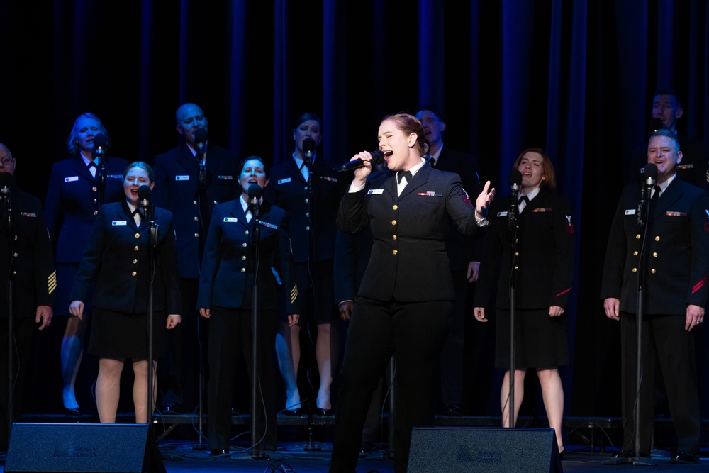 Navy Band Sea Chanters perform at Belmont University