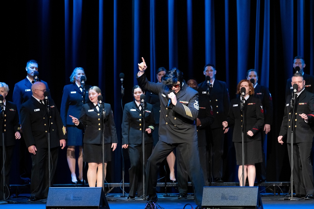 Navy Band Sea Chanters perform at Belmont University