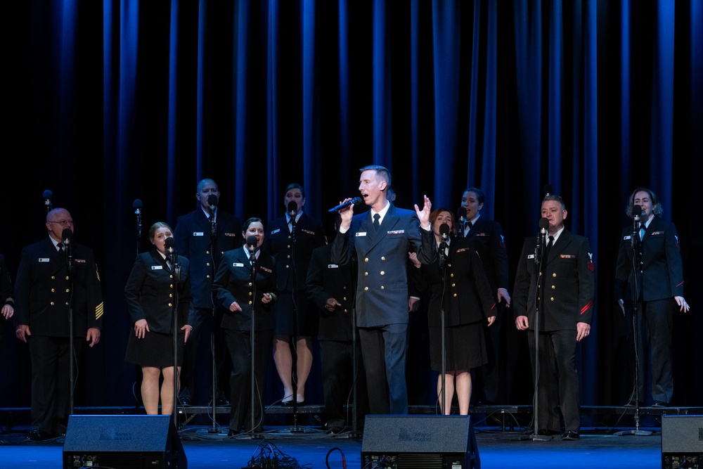 Navy Band Sea Chanters perform at Belmont University