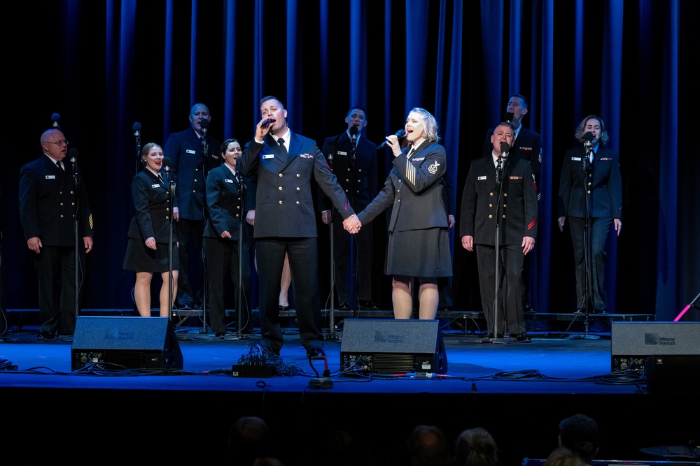 Navy Band Sea Chanters perform at Belmont University