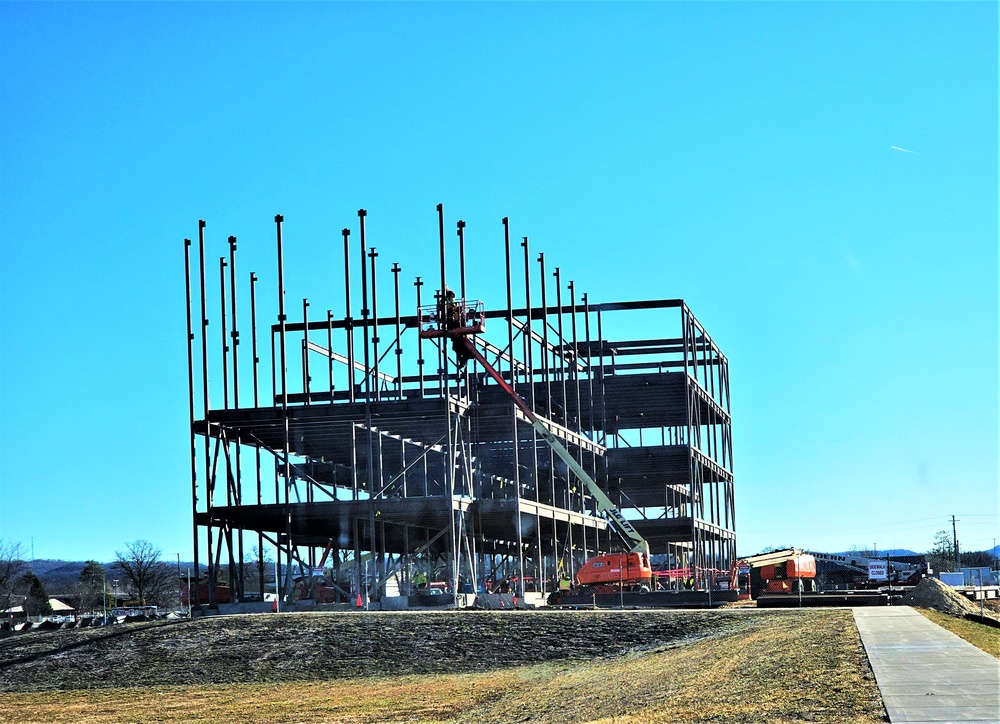 March 2024 barracks construction operations at Fort McCoy