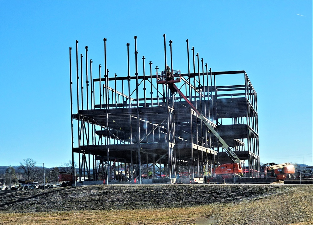 March 2024 barracks construction operations at Fort McCoy