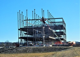 March 2024 barracks construction operations at Fort McCoy