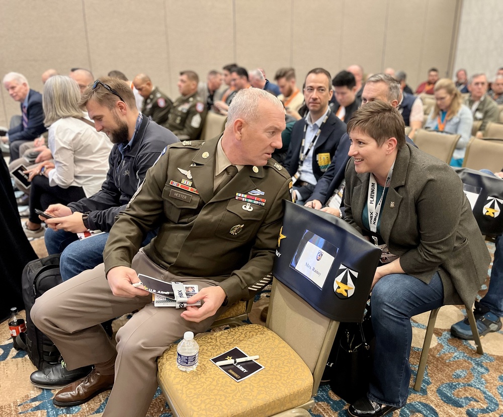 CSM Brian A. Hester, AFC Command Sergeant Major, visits SXSW