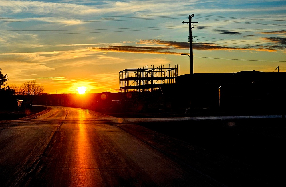 March 2024 barracks construction operations at Fort McCoy