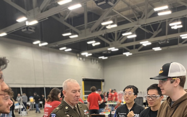 CSM Brian A. Hester, AFC Command Sergeant Major, visits SXSW